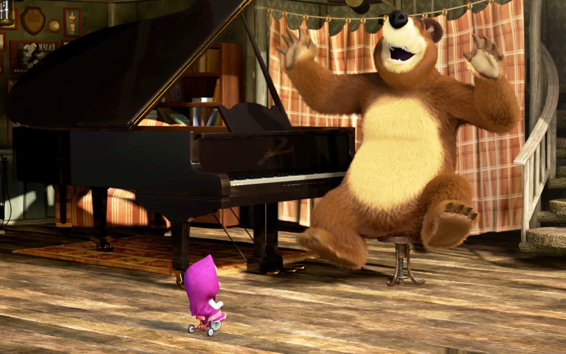 Маша и медведь. Репетиция оркестра. Маша и медведь 19 репетиция оркестра.