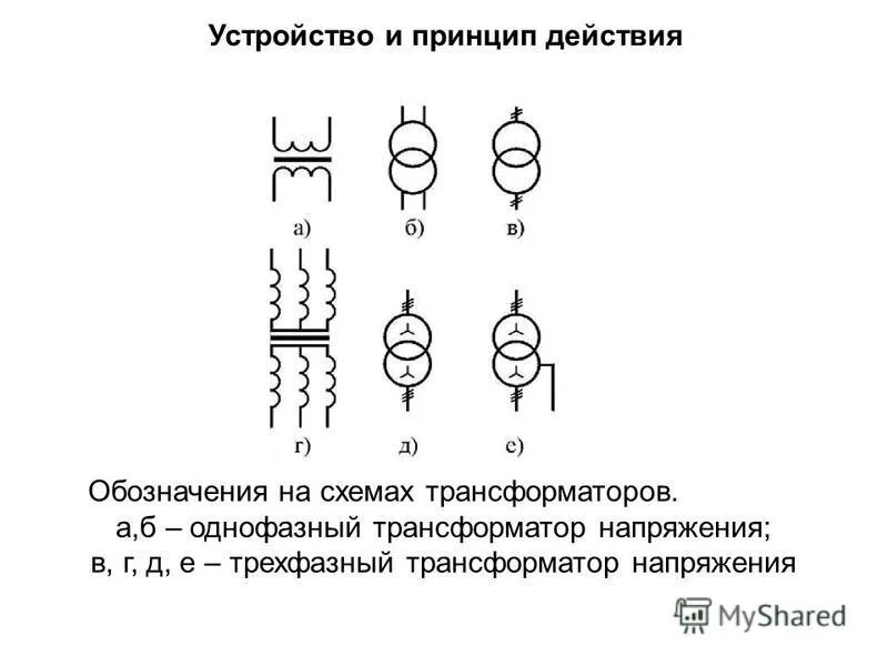 Как обозначается трансформатор. Измерительный трансформатор обозначение на схеме. Трансформатор напряжения обозначение на однолинейной схеме. Трехфазный трансформатор обозначение на схеме. Буквенное обозначение трансформатора на схеме.