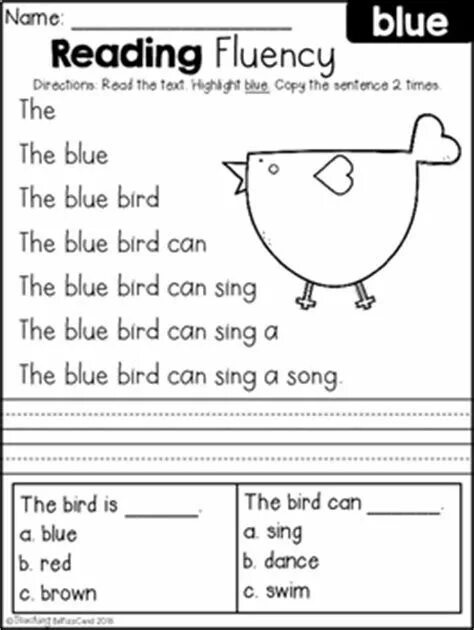 Reading 3a. Reading for kindergarten. reading fluency for kids worksheets. reading fluency. easy reading worksheets.