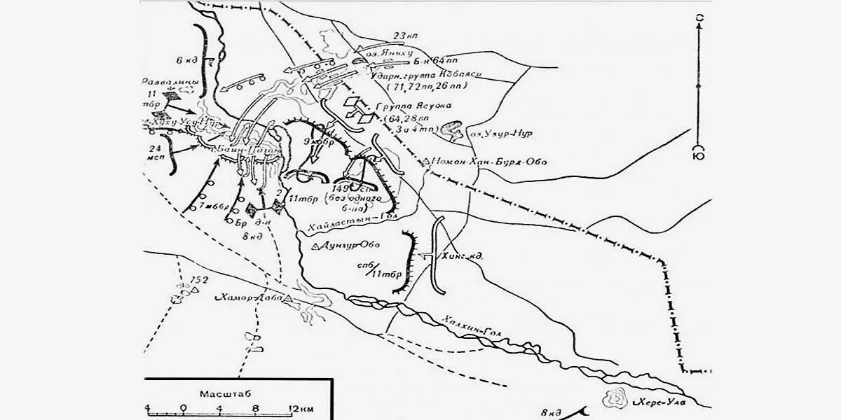 Халхин гол на карте. Бой у горы Баин-Цаган. Карта боев на Халхин-голе 1939. Сражение на реке Халхин-гол. Сражение на Халхин-голе карта.