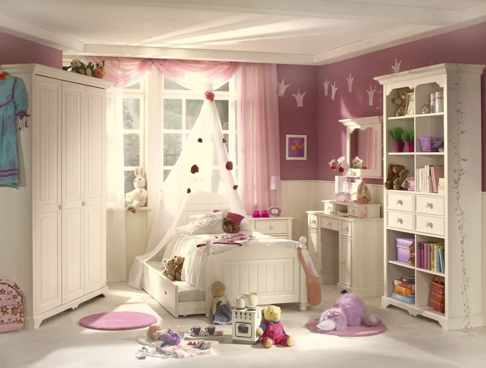 Красивая комната для девочки. Детская мебель Синдерелла. Польская мебель Синдерелла. Детские комнаты для девочек. Детские спальни для девочек.