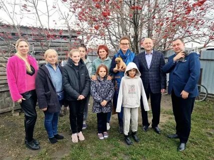 Многодетная семья в кемеровской