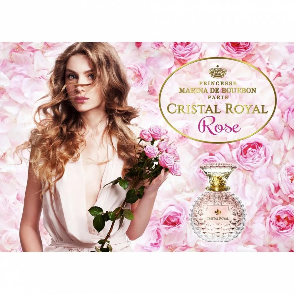 Marina de bourbon rose bourbon. Marina de Bourbon Crystal Royal Rose парфюмерная вода 30.