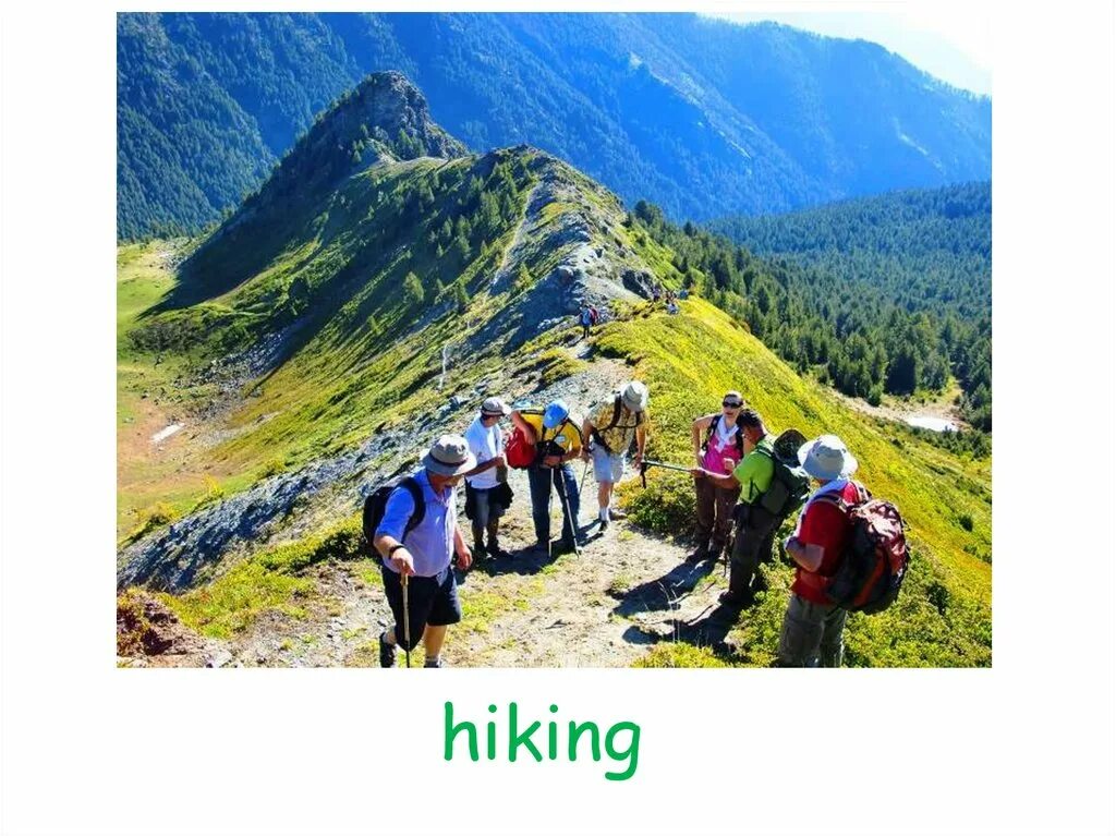 Going on a hike егэ