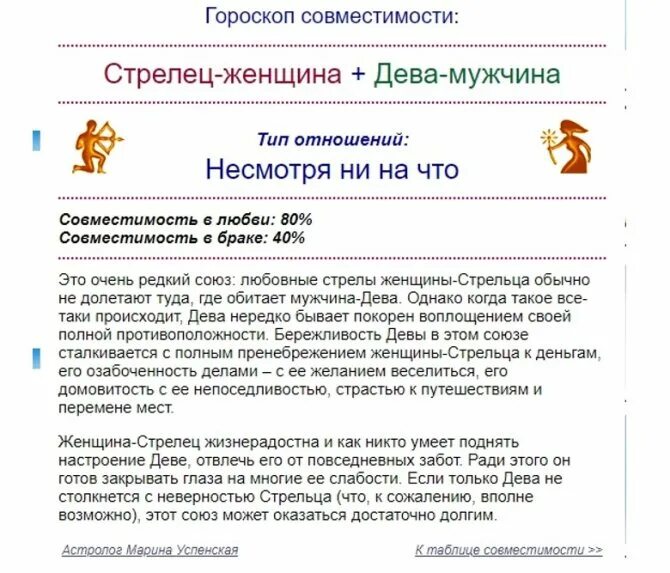 Совместимость стрельца и стрельца в отношениях. Стрелец мужчина и женщина Дева совместимость.