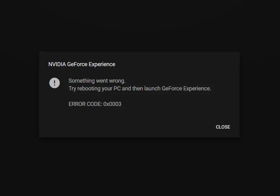 Geforce experience что то пошло не так. Error code 0x0003 GEFORCE experience. NVIDIA GEFORCE experience Error code 0x0003 Windows 10. NVIDIA GEFORCE experience ошибка 0xc2200030. Ошибка запуска GEFORCE experience something went wrong.