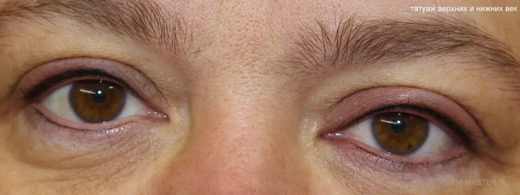 татуаж межресничка с растушевкой нижнее веко. татуаж стрелки межресничка. татуаж межресничка и стрелка с растушевкой. татуаж верхнее веко фото. перманентный макияж стрелки межресничка.