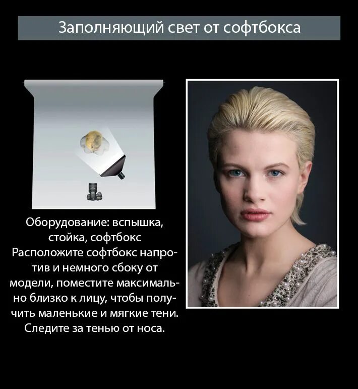 Пример заполняющего света