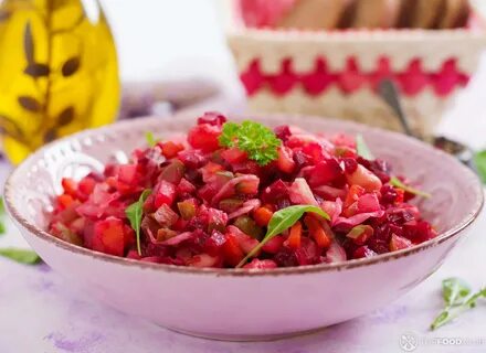 Ингредиенты винегрета с квашеной капустой рецепт