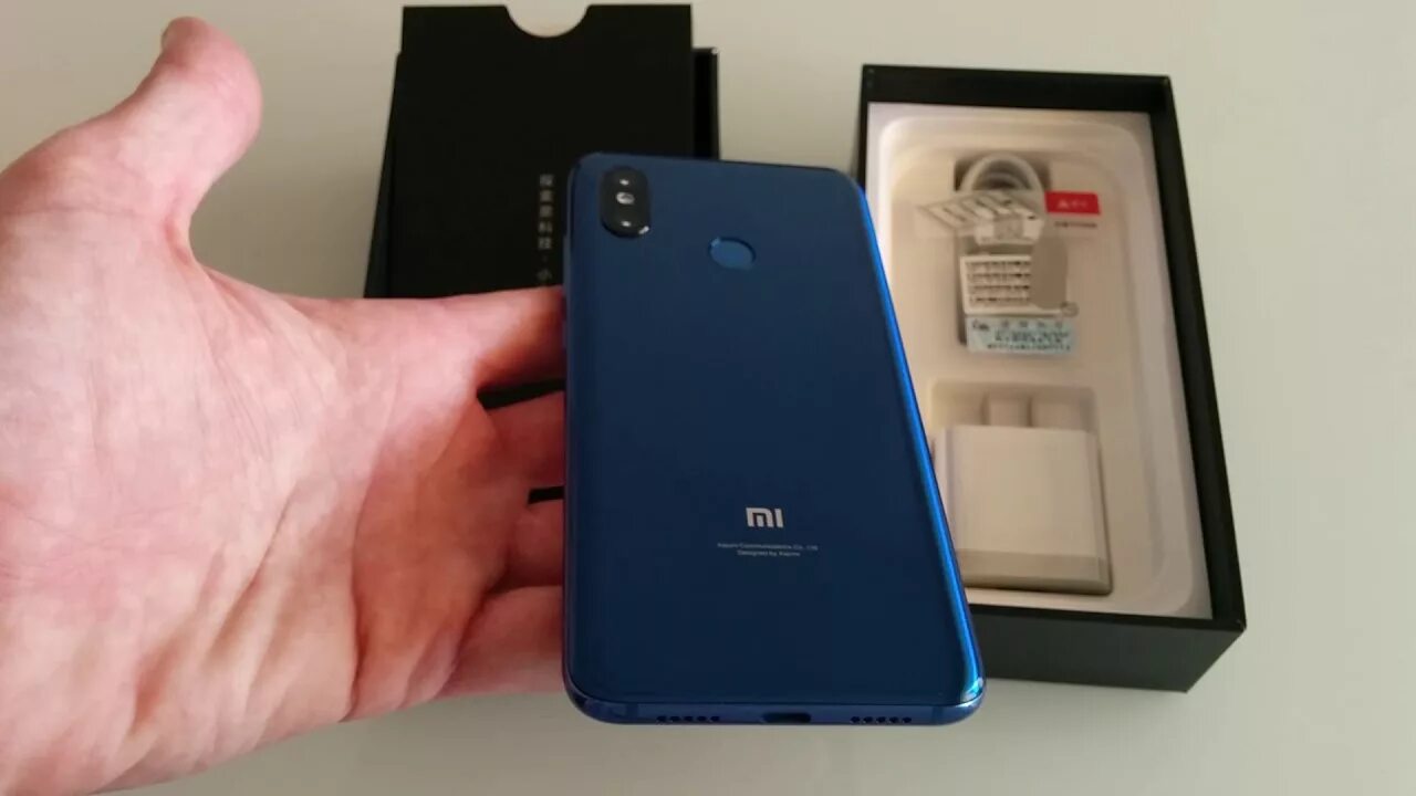 Xiaomi MI8 BLUE / AZUL 128 UNBOXING - YouTube