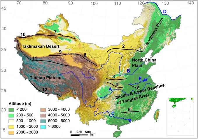 Великая китайская равнина на физической карте. Равнины Китая на карте. Китайско-корейская равнина на карте. Расположение Великой китайской равнины. Великая китайская равнина на карте.