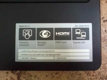 Acer aspire es1 532g