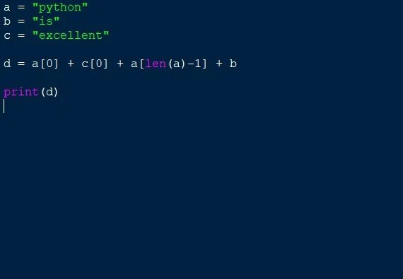 Python is и. Python is.