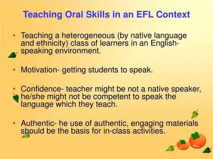 Teaching skills