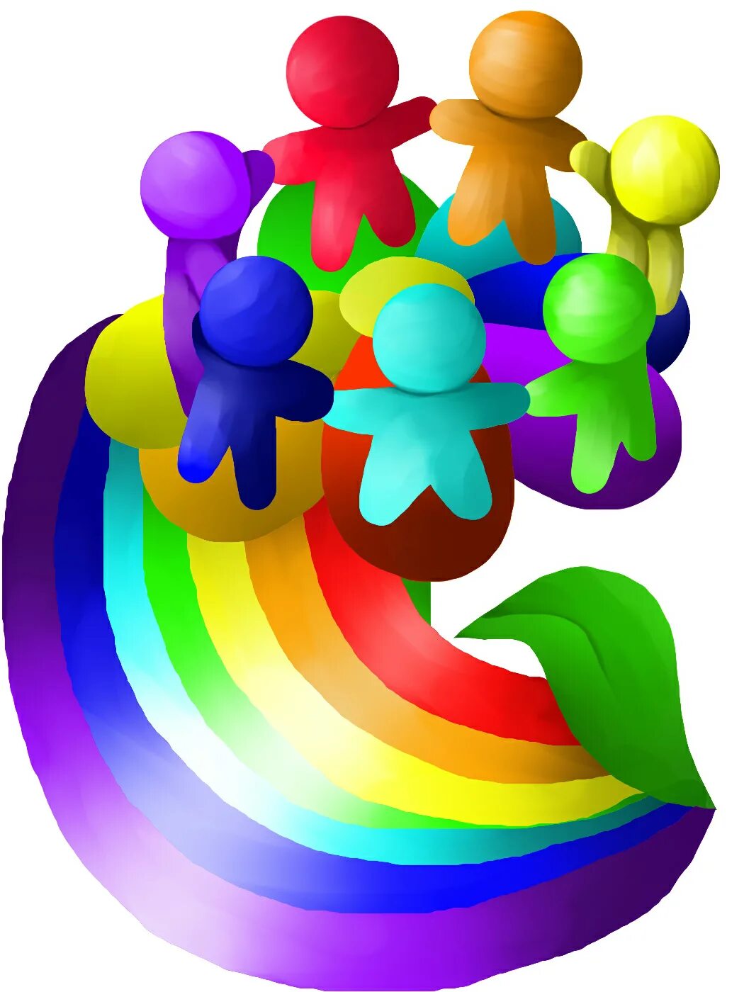 разноцветные человечки. реклама детского объединения. логотип кружки секции для детей. цветик семицветик. веселые праздники в школе.