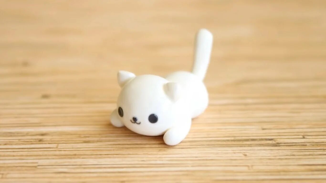 лепим котика из воздушного пластилина. лепка котенок. милые поделки из глины. как сделать из воздушного пластилина котиков. лепка из пластилина котик.