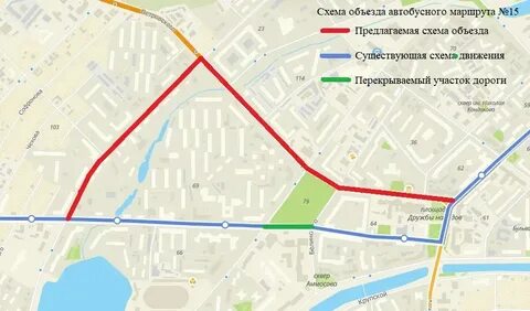 Маршрут автобуса 7п