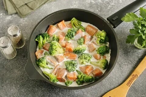 Рецепт форели с брокколи