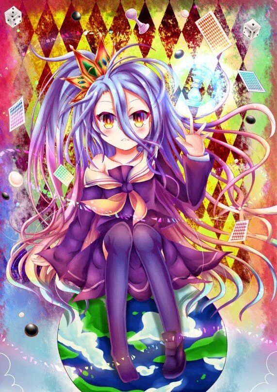 Широ нет игры. No game no life широ. shiro нет игры нет.