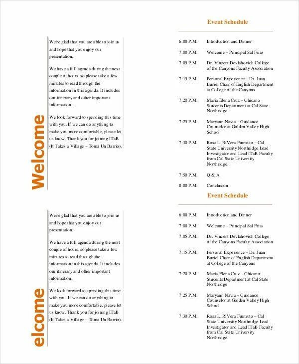 Event program. Event program za klijente.