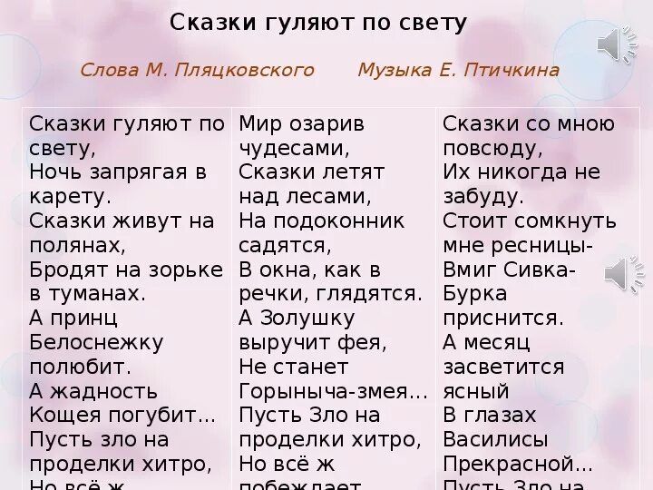 Текст песни погулять. Текст песни сказки гуляют по свету. Сказуи гуляют по свету Текс. Текс песни сказки гуляют по свету. Текст сказки сказки гуляют по свету.