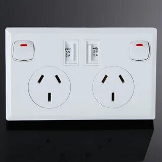 Двойная розетка с usb