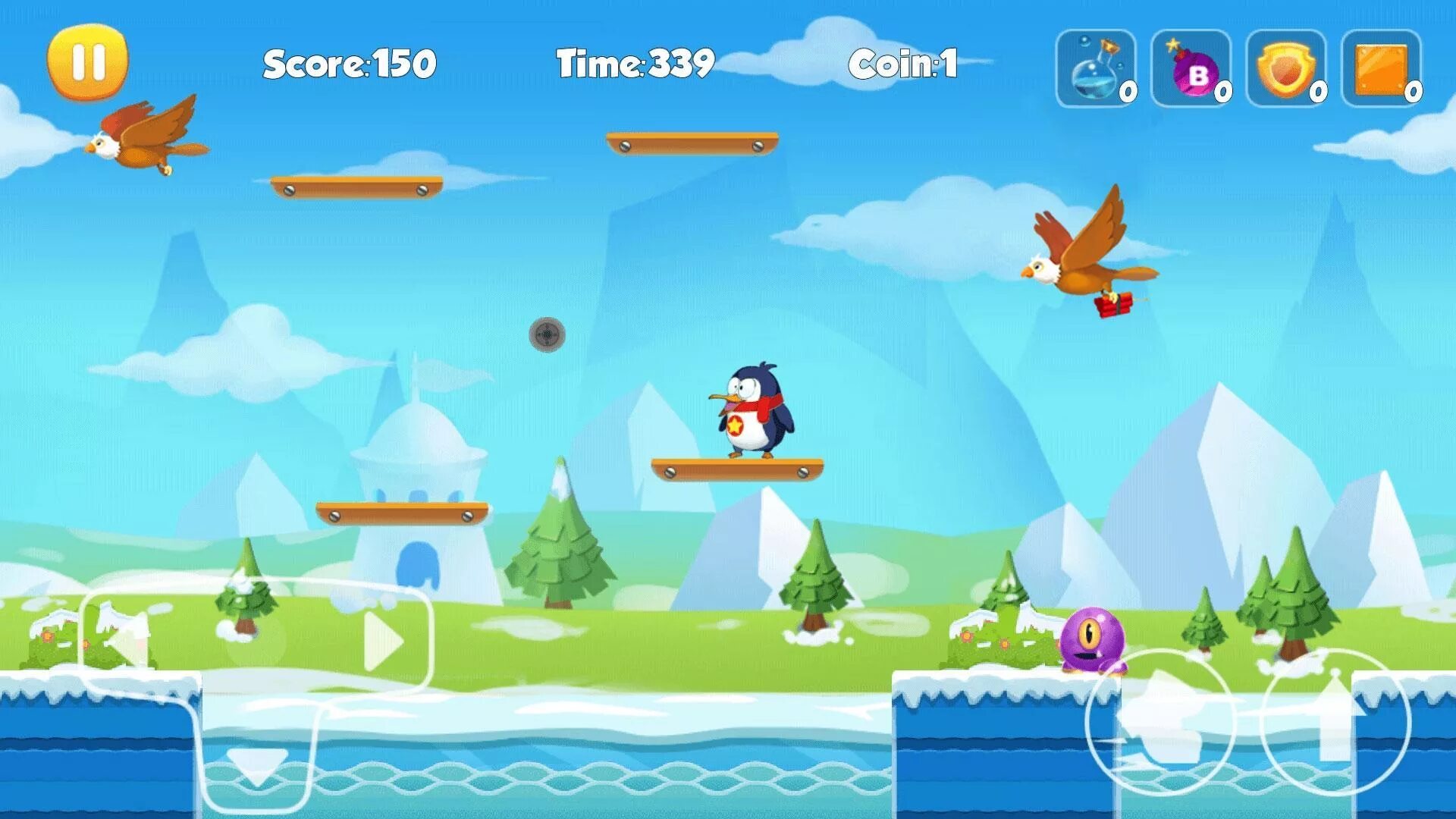 Penguin Runner игра. Игра где Пингвин прыгает по льду. Игра про пингвинов на ПК. Игра прыгает по тучкам.