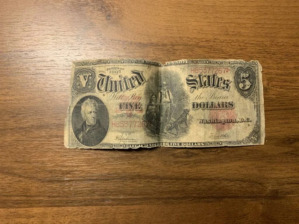 5 долларов в россии. Старые доллары. Доллар 1930 года. Банкнота 1907 года. Старые 5 долларов.
