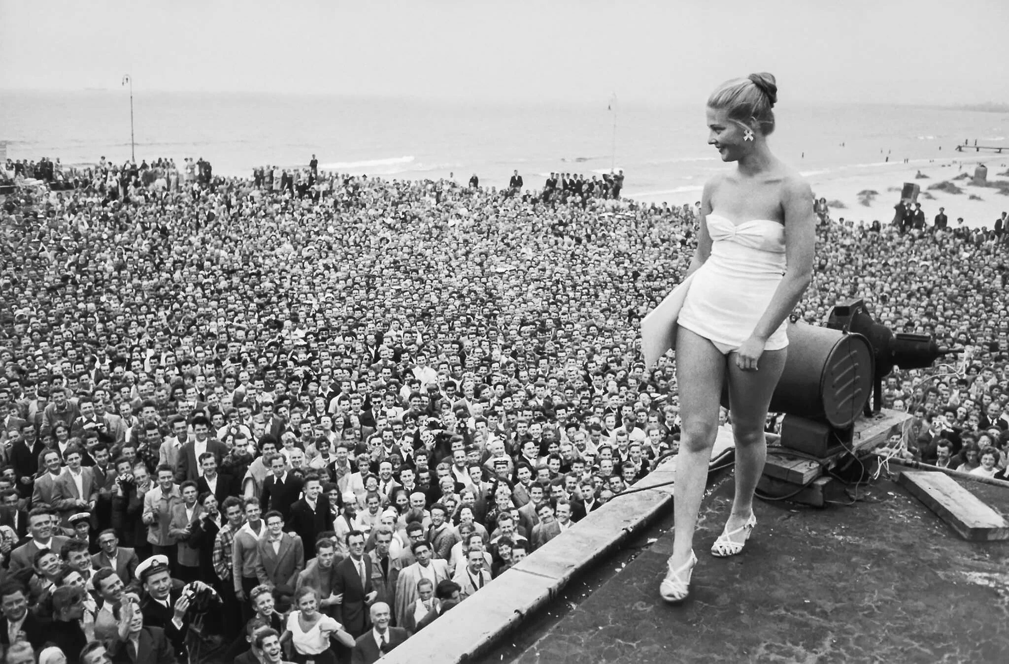Ретро мир мод. 1956 год, польша, конкурс красоты miss polonia.. эрих лессинг фотограф. редчайшие ретро снимки. редкие исторические снимки.