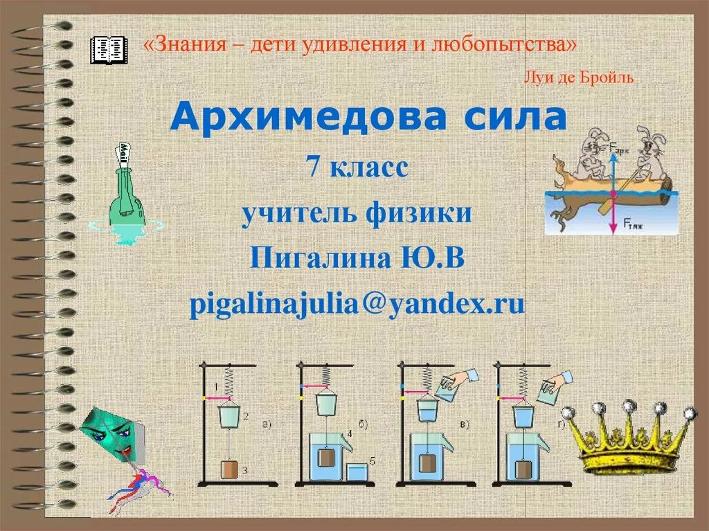 Архимедова сила. Тема Архимедова сила. Архимедова сила по физике. Урок Архимедова сила.