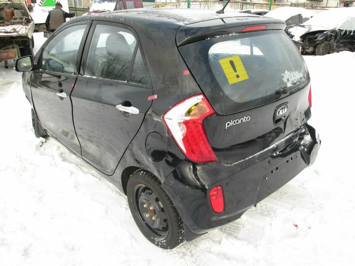 Битая Киа Пиканто. Бампер задний кия Пиканто 2013. Ноускат Kia Picanto 2.