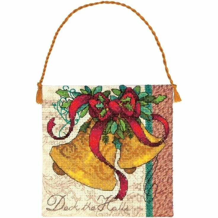 Dimensions ornament. Dimensions 8869-70 dms bells ornament. вышивка крестом колокольчики. наборы вышивки дименшенс. новогодние колокольчики вышитые крестиком.