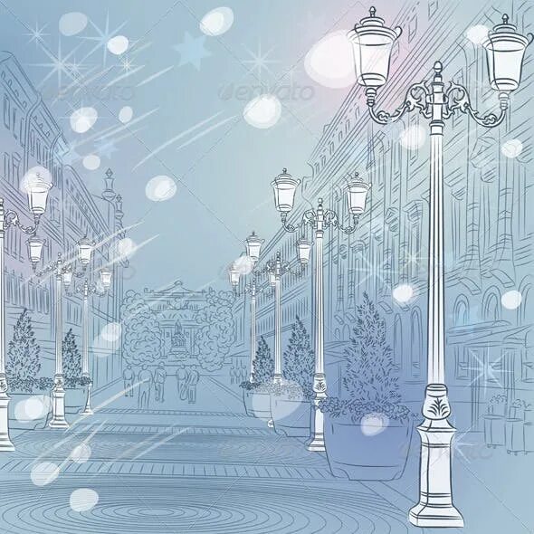Snow time Fonds d'écran, Arrières-plan 3907x2391 ID:559536 Christmas illustratio
