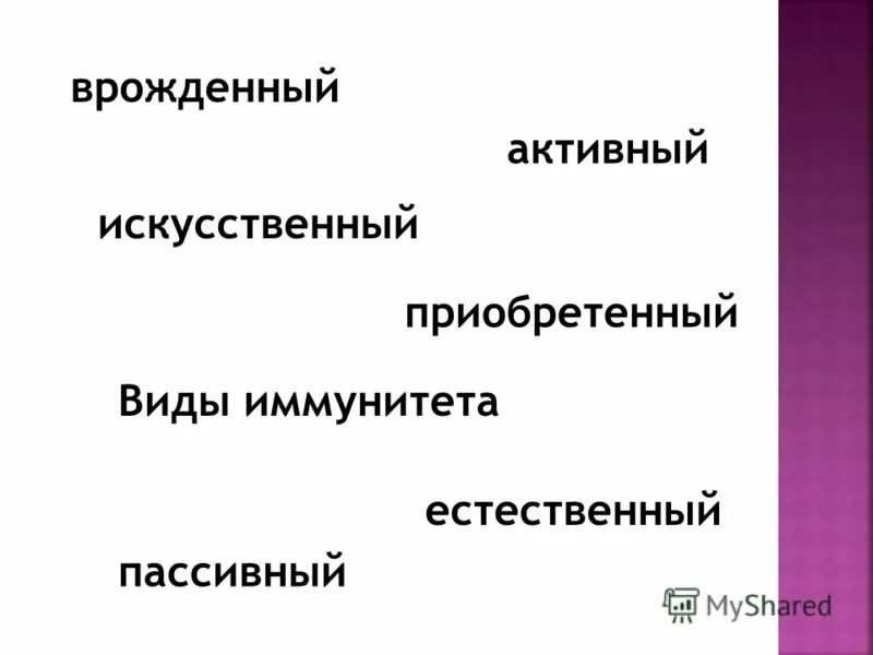 Естественные и искусственные условия