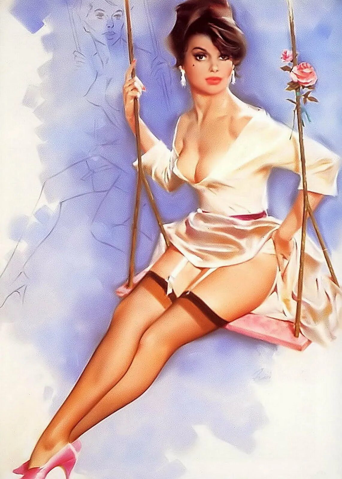 Фриц Уиллис (Fritz Willis. Художник Fritz Willis. Фриц Уиллис пин ап. Фриц Уиллис/Fritz Willis (American, 1907-1979). Pin up сайт play pin up 2022