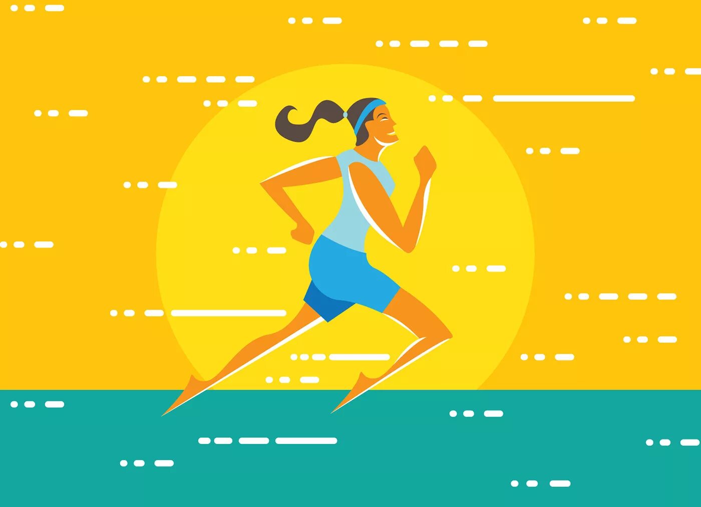 Running art