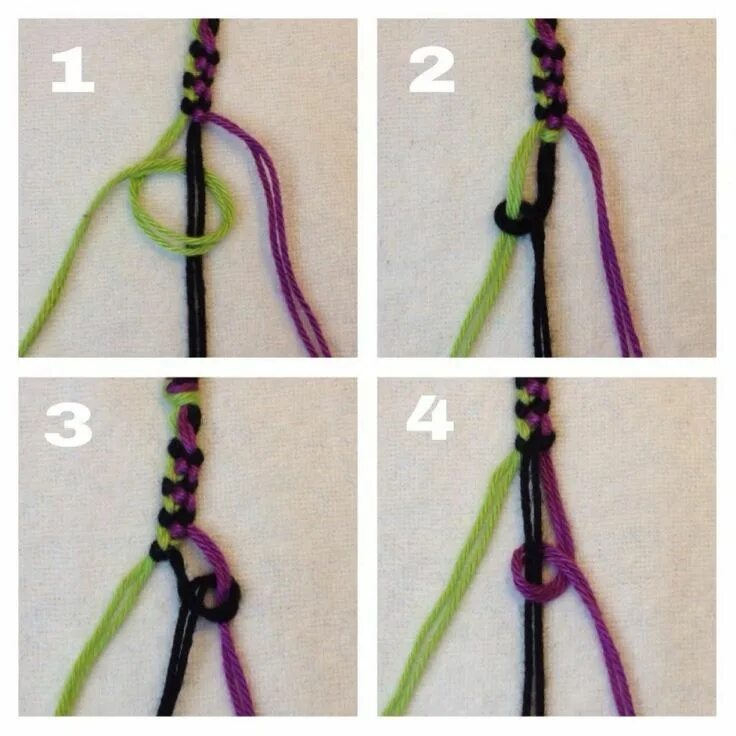 Как делать узлы фенечки DIY macramé bracelet- Friendship bracelet designs for guys Friendship bracelets