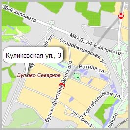 Северное бутово куликовская 6