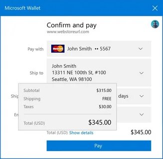 Microsoft wallet