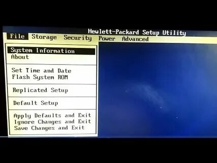 Hewlett packard setup