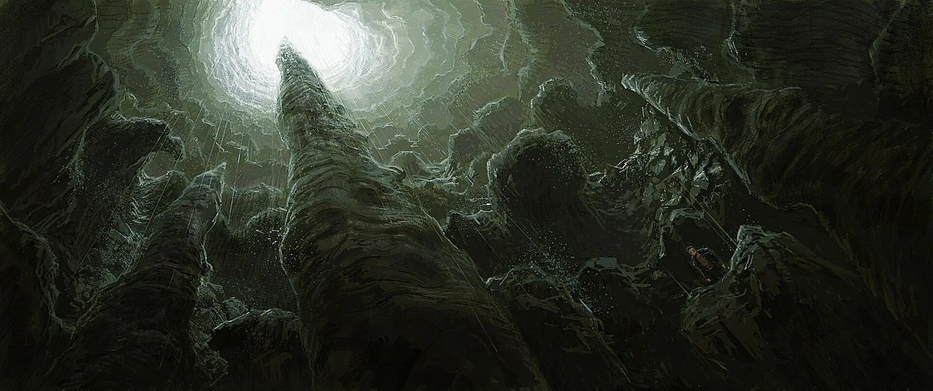 «Глубины бездны» (Abyssal depths). Темная бездна. Картина бездна. Бездна хаоса.