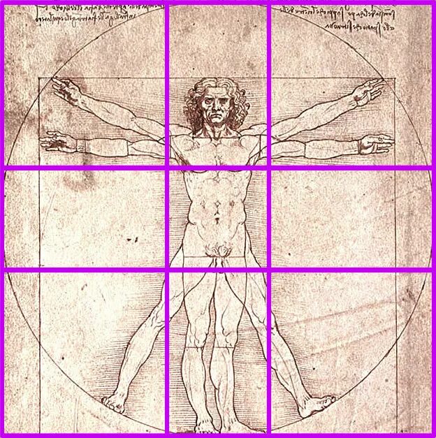 Золотое сечение леонардо да винчи. Золотое сечение Леонардо Давинчи. Золотое сечение в картинах Леонардо да Винчи. Леонардо Давинчи пропорции. Леонардо да Винчи золотое сечение человека.