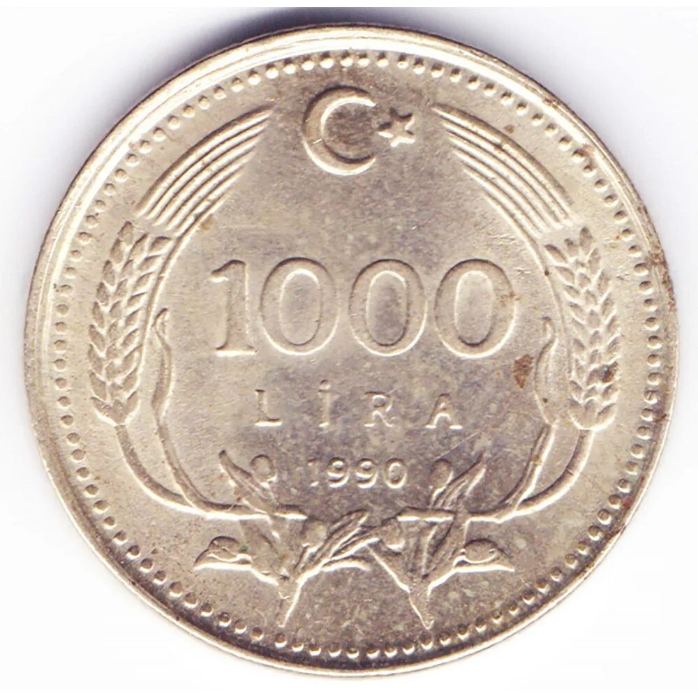 Рубли россии в лиры. Монета turkiye 1000 лир. 1000 Лир 1990. 1000 Лир в рублях. 1000 Lire Mille в рублях.