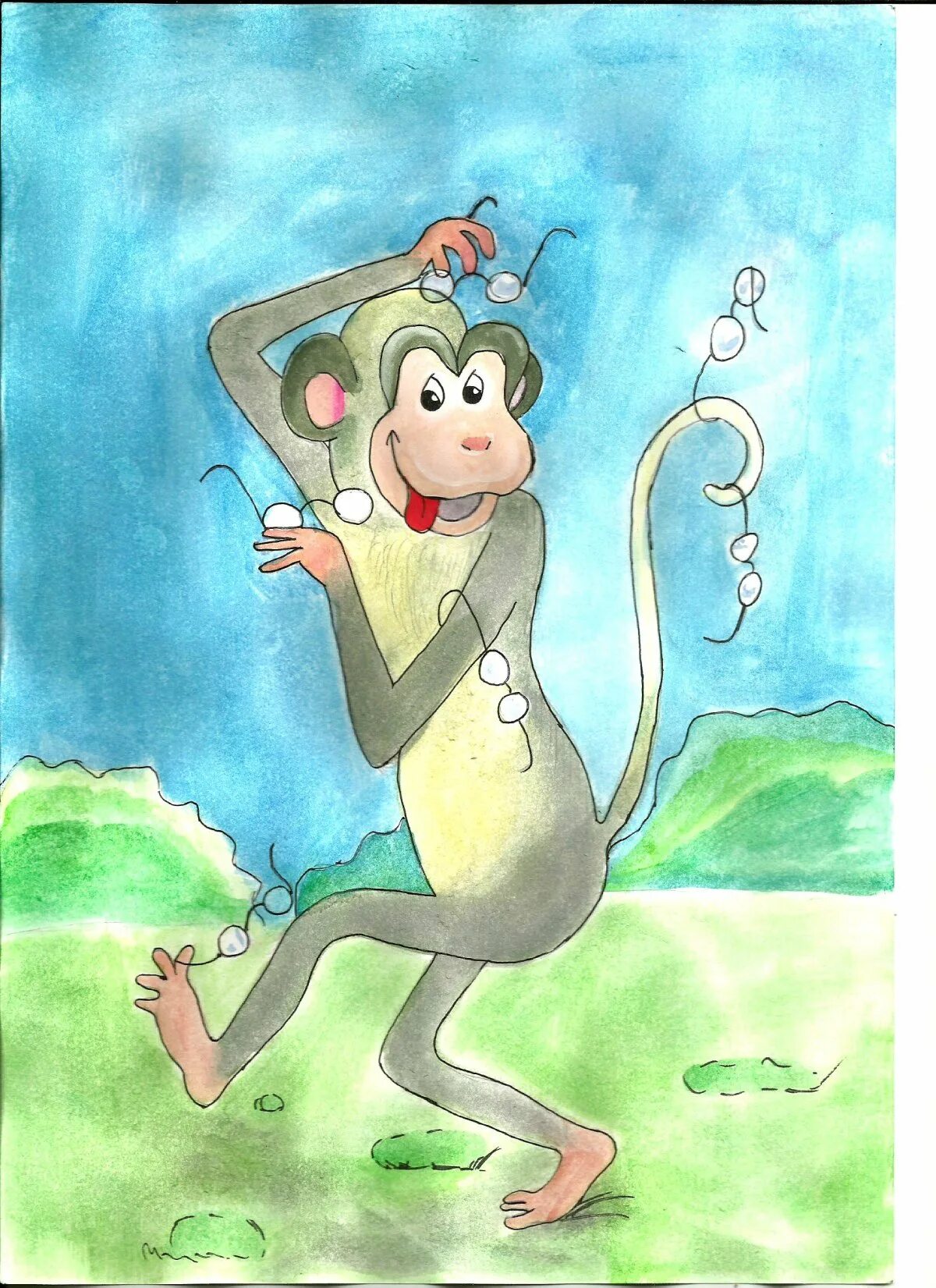 Рисунок к басне крылова мартышка и очки. Рисунок к басне мартышка и очки. Басни. Крылов и. Иллюстрация к басне крылова мартышка и очки.