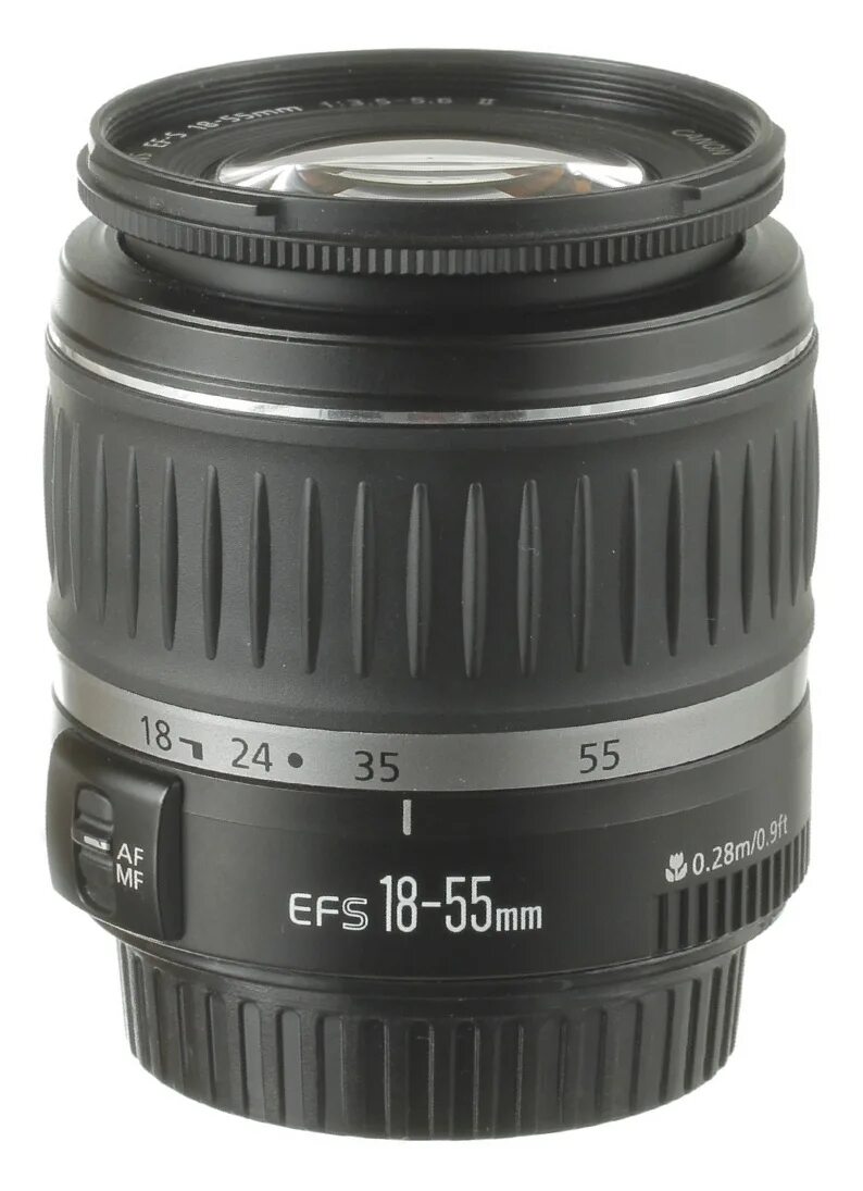 Canon EF-S 18-55mm f/3.5-5.6. EF-S 18-55mm f/3.5-5.6 II. Китовый объектив EF S 18 55.