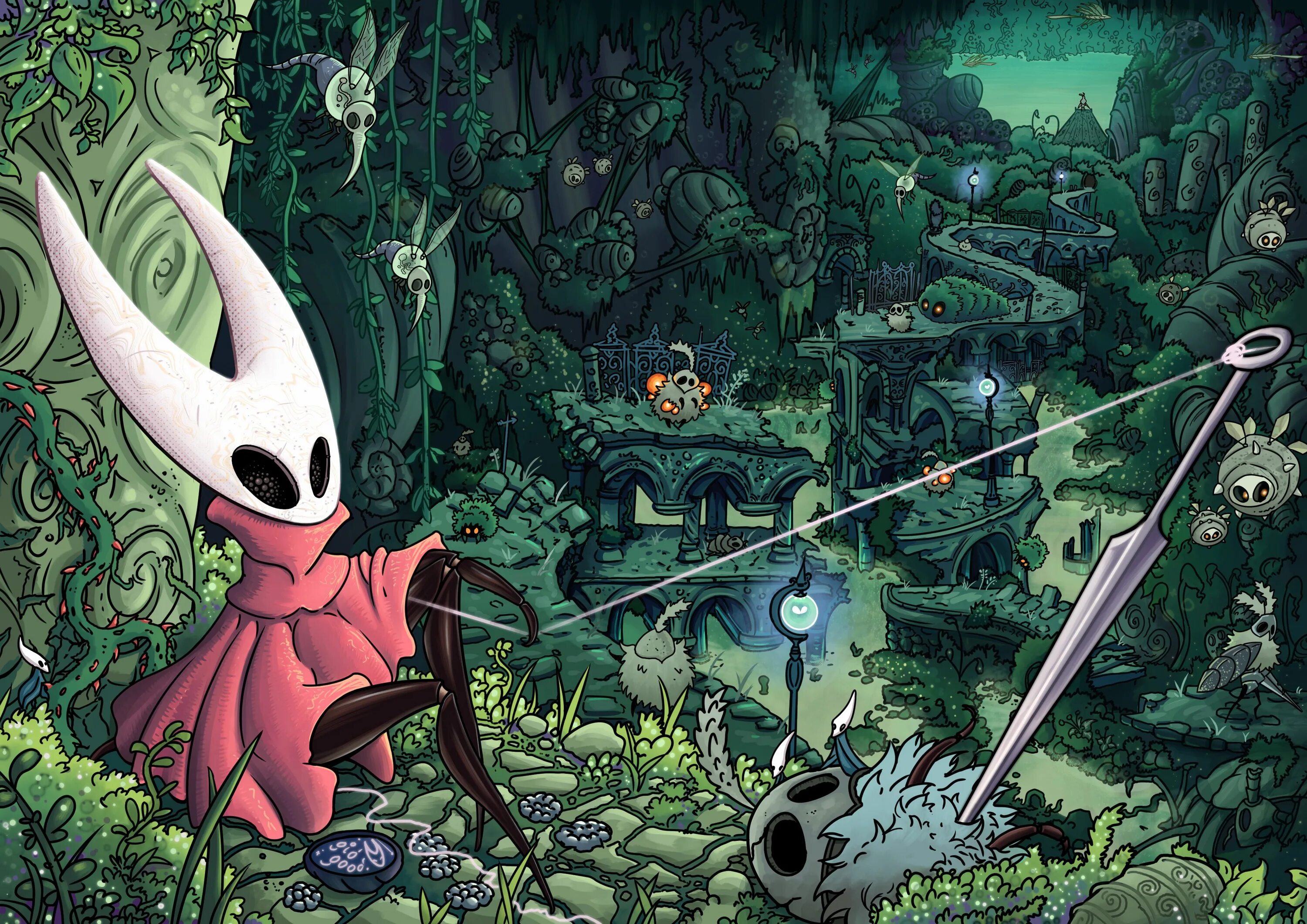 Hollow knight что делать. Hollow Knight игра. Hollow Knight рыцарь. Полый рыцарь Hollow Knight арт. Хорнет Hollow Knight.