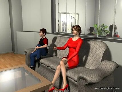 3 d mom son
