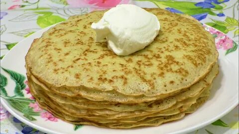 Блины с луком