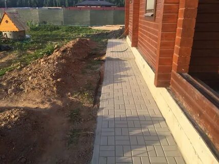 Плитка для отмостки вокруг дома