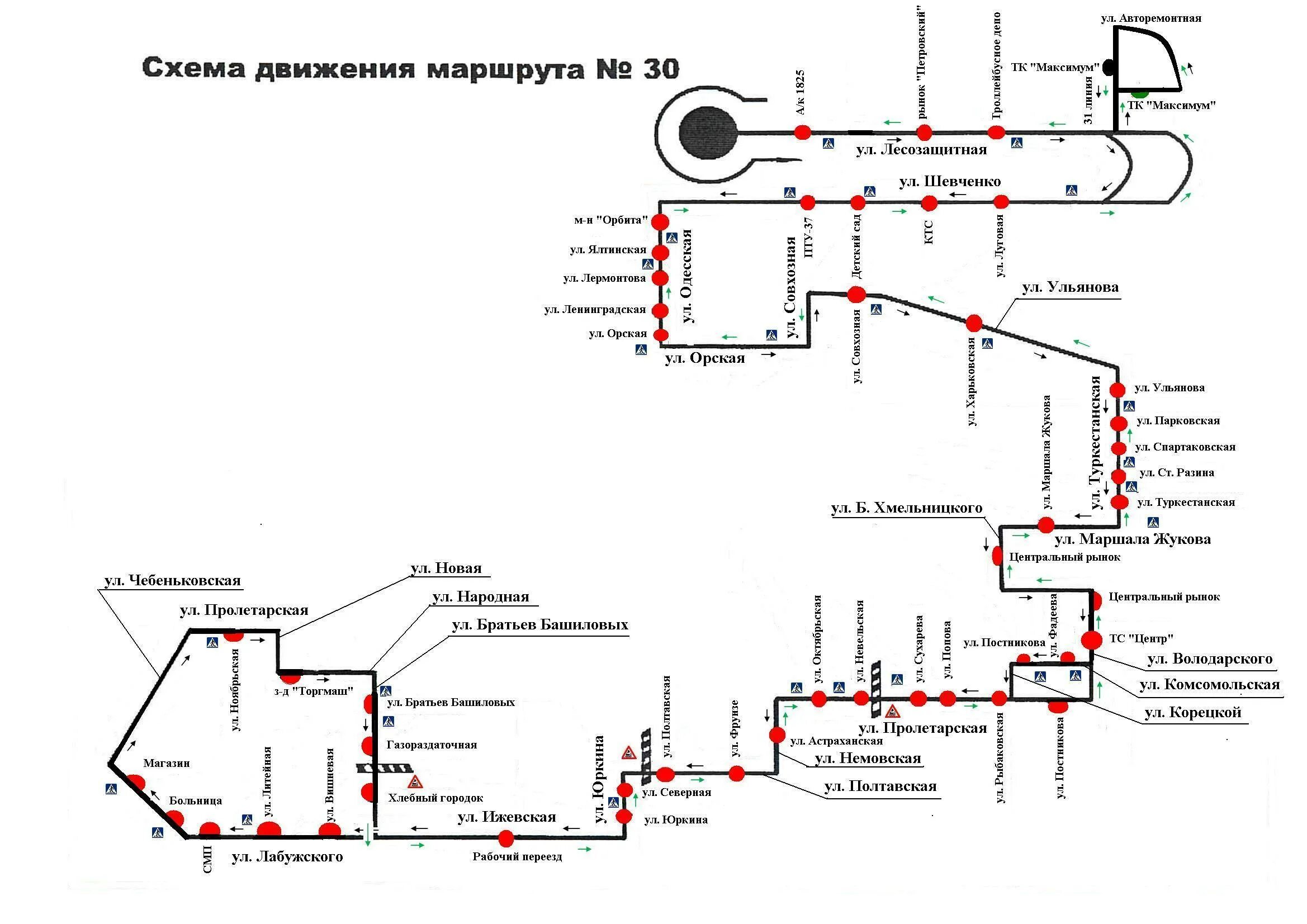 6 маршрутных такси 3. 30 Маршрут Оренбург схема движения. Схема движения автобуса маршрута номер 10 Ульяновск. Маршрут 30 автобусов город Оренбург. 67 Маршрут Оренбург схема.